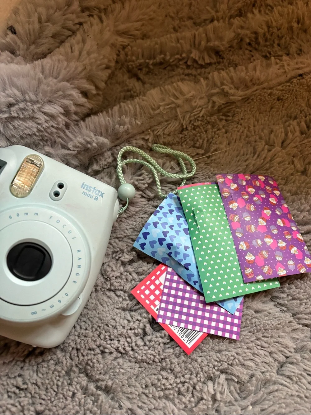 Fujifilm Instax Mini 8 Instant Camera - Pale Blue